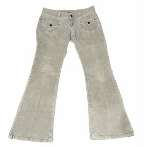 Vintage Union Bay Corduroy Pants Size 9 Low Rise Flare 90s Boho Y2K Grunge